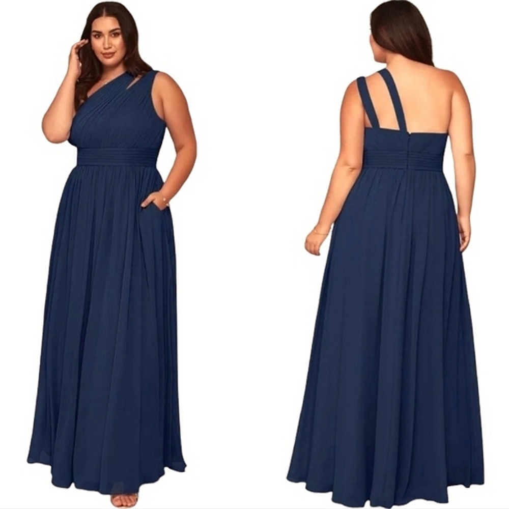 Azazie Molly Double One Shoulder Formal Dress